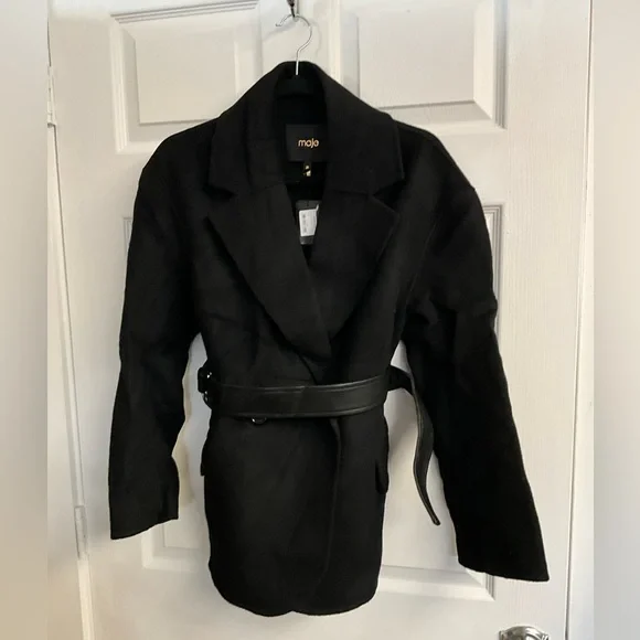 Glassone Belted Short Coat